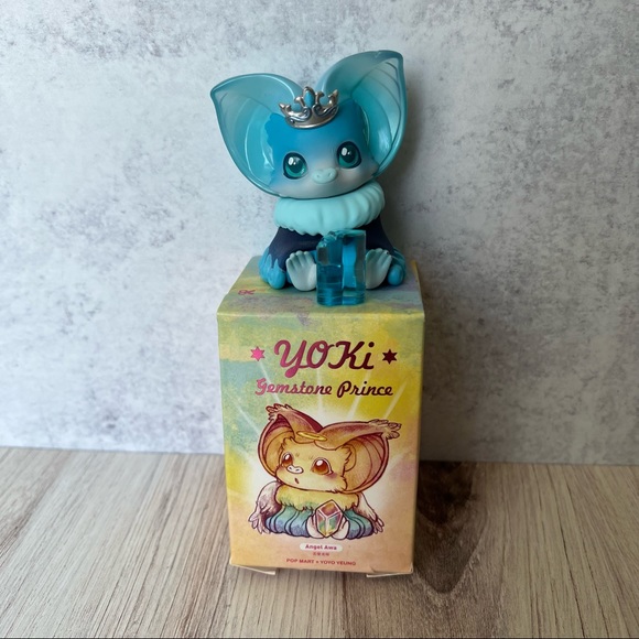 Pop Mart Yoki Gemstone Prince- Open Blind Box - Aquamarine Gem Stone Bat! - Picture 2 of 7